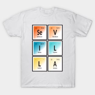 Sevilla City | Periodic Table T-Shirt